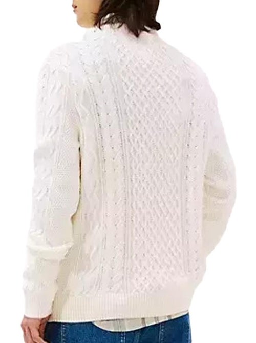 Tommy Hilfiger Heren Trui Wit DM0DM22101 - Kiabi Tommy Hilfiger Heren Trui Wit DM0DM22101 - Kiabi