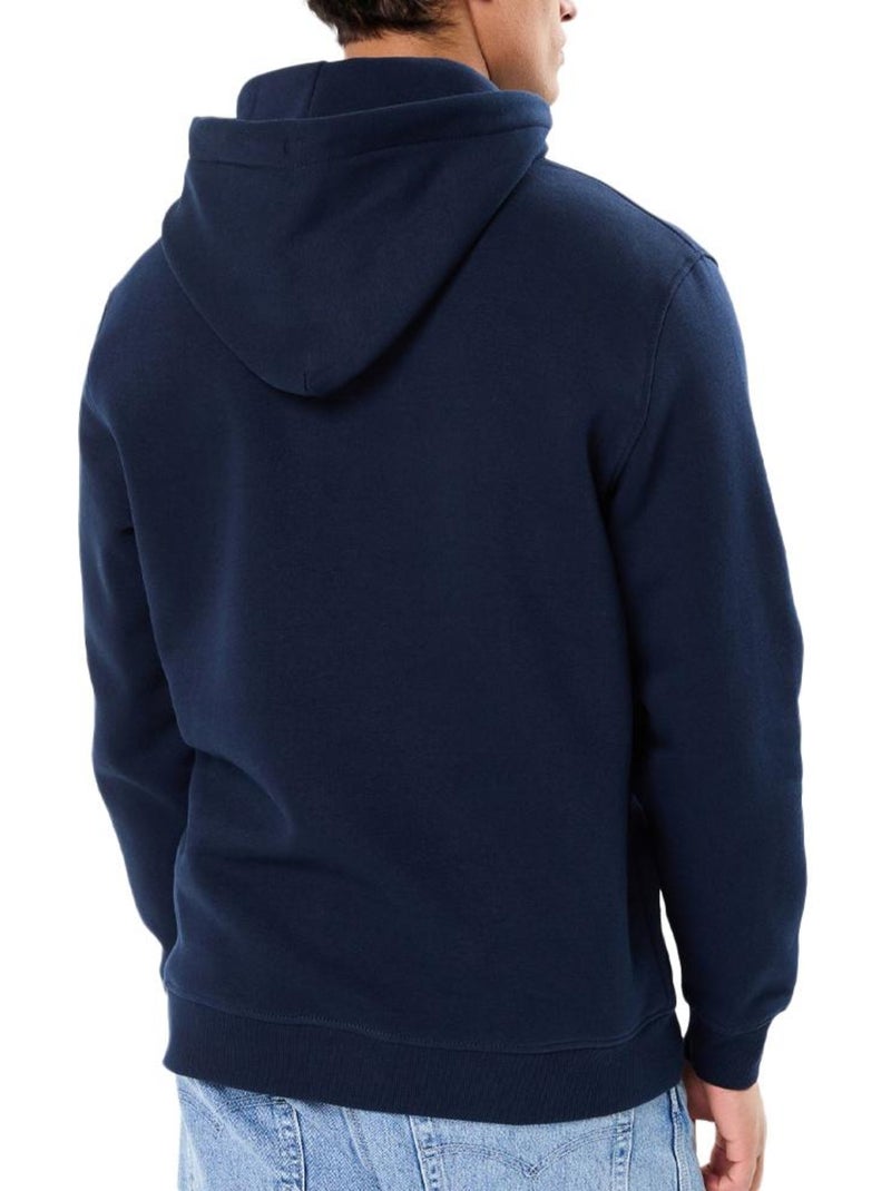 Tommy hilfiger heren washed sweatshirt marine dm0dm20746 Marineblauw - Kiabi