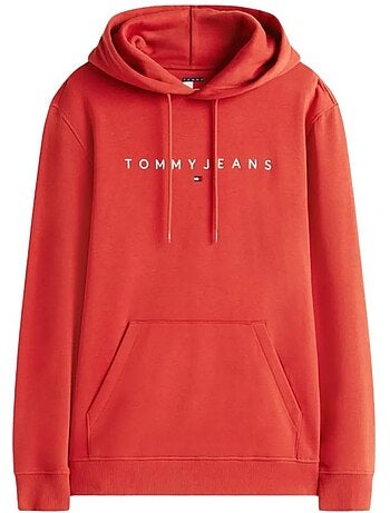 Tommy hilfiger tjm regular linear heren sweatshirt kaki