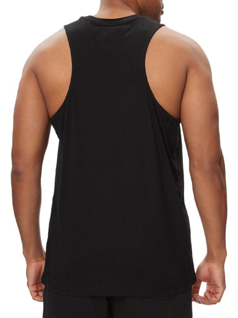 Tommy Hilfiger Heren Zwart Flag Tanktop Zwart - Kiabi