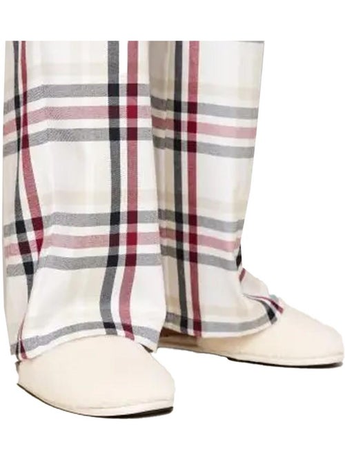 Tommy Hilfiger Heritage Damespyjama Wit/Marineblauw/Rood - Kiabi Tommy Hilfiger Heritage Damespyjama Wit/Marineblauw/Rood - Kiabi