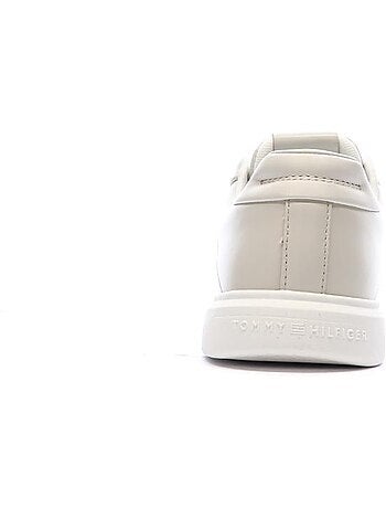 Tommy hilfiger icon court light beige dames sneakers