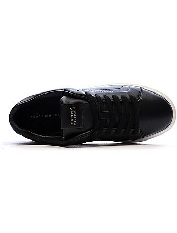 Tommy hilfiger icon court light beige dames sneakers