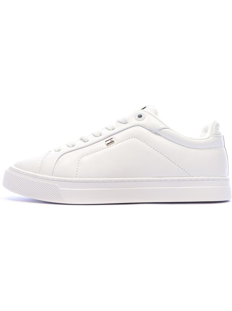 Tommy Hilfiger Icon Court Witte Dames Sneakers Wit - Kiabi