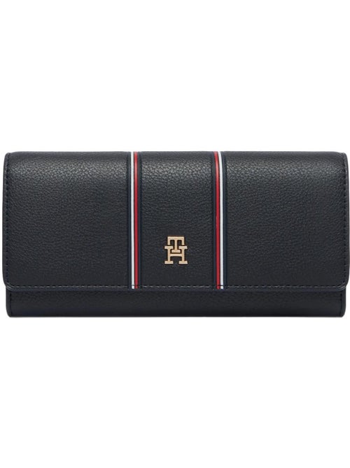 Tommy hilfiger icon dames portemonnee - marineblauw - Kiabi