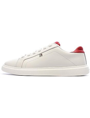 Tommy hilfiger icon dames sneakers wit/rood