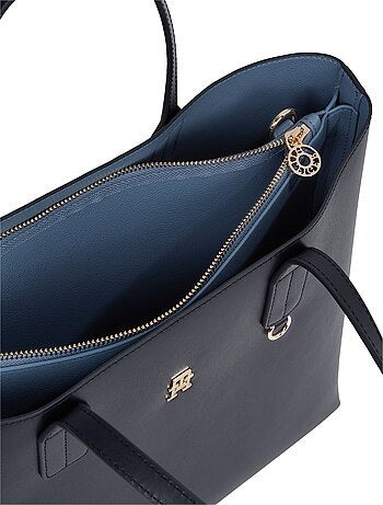 Tommy hilfiger icon satchel dames handtas marineblauw