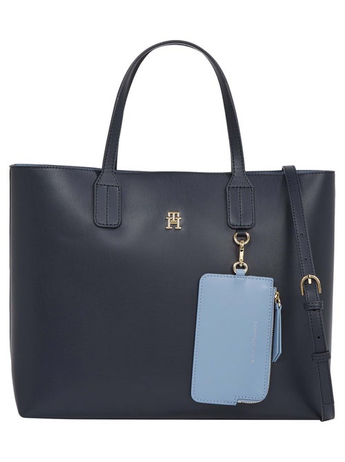 Tommy Hilfiger Icon Satchel Dames Handtas Marineblauw - Kiabi