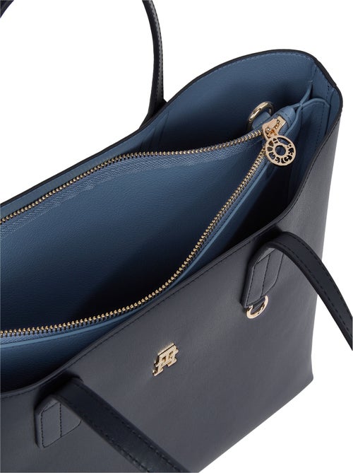Tommy Hilfiger Icon Satchel Dames Handtas Marineblauw - Kiabi