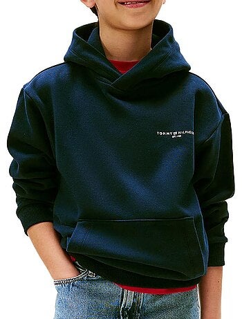 Tommy hilfiger mini corp hoodie beige jongens sweatshirt