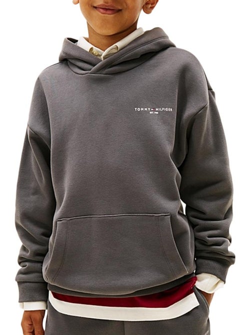 Tommy Hilfiger Jongens Sweatshirt Donkergrijs KS0KS00660 - Kiabi Tommy Hilfiger Jongens Sweatshirt Donkergrijs KS0KS00660 - Kiabi