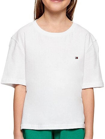 Tommy hilfiger jongens t-shirts wit - 2-pack uk0uk00073