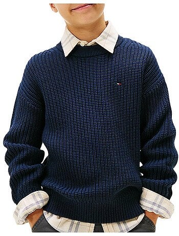 Tommy hilfiger jongens trui marineblauw