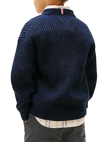 Tommy hilfiger jongens trui marineblauw