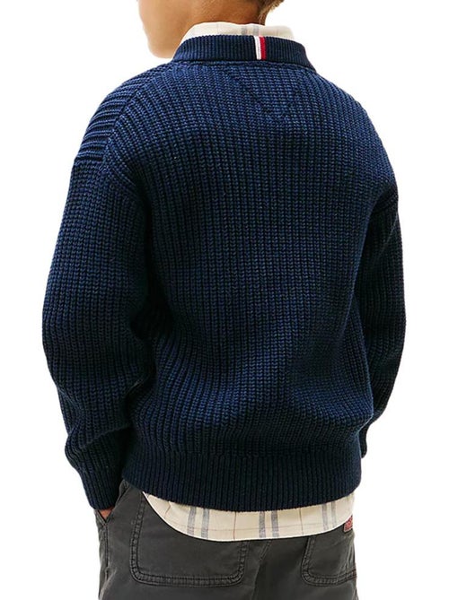 Tommy Hilfiger Jongens Trui Marineblauw - Kiabi Tommy Hilfiger Jongens Trui Marineblauw - Kiabi