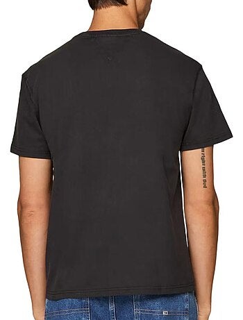 Tommy hilfiger klassiek zwart t-shirt voor heren