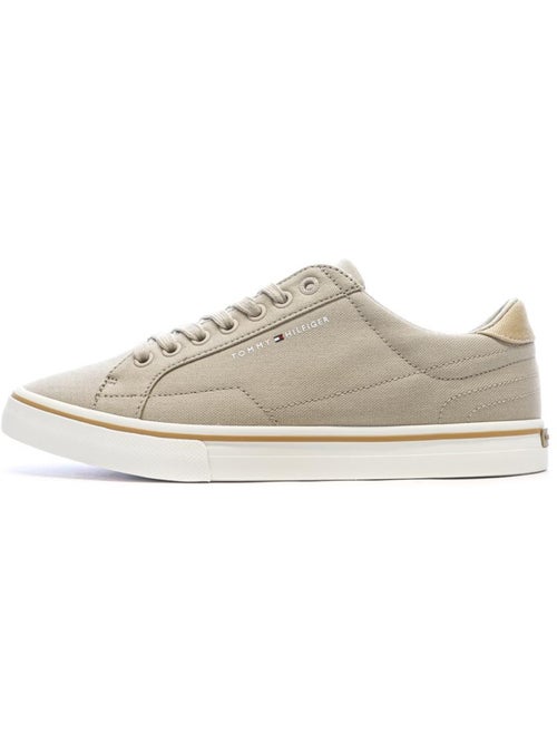 Tommy hilfiger lange beige heren sneakers - Kiabi Tommy hilfiger lange beige heren sneakers - Kiabi