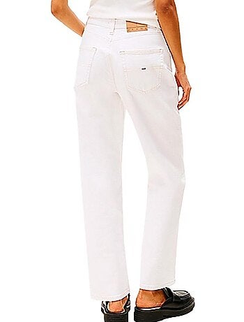 Tommy hilfiger layla witte straight jeans voor dames