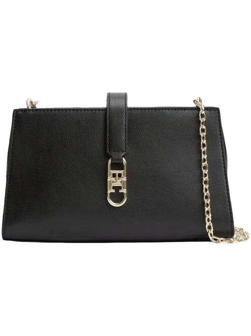 Tommy hilfiger libre chain crossbody tas zwart dames - Kiabi