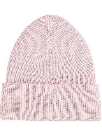 Tommy hilfiger linear beanie lichtroze dames muts