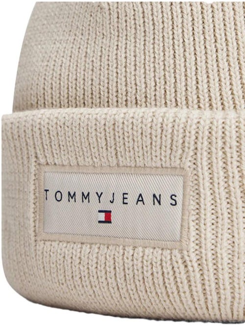 Tommy Hilfiger Linear Beanie Muts Beige voor Dames en Heren - Kiabi Tommy Hilfiger Linear Beanie Muts Beige voor Dames en Heren - Kiabi