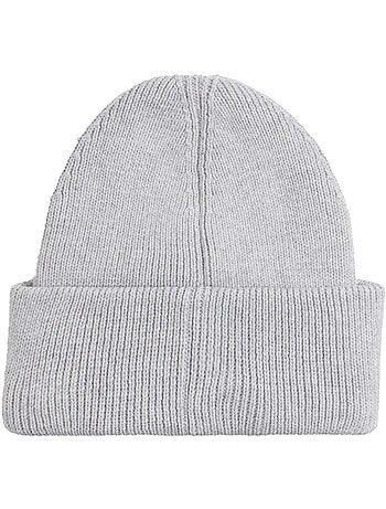Tommy hilfiger linear beanie muts voor heren - grijs
