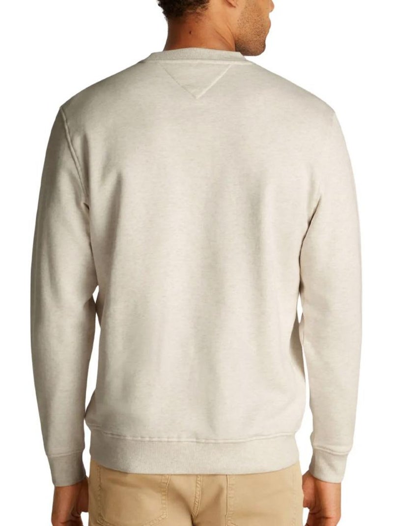 Tommy Hilfiger Linear Crewneck Sweatshirt Beige voor Heren Beige - Kiabi
