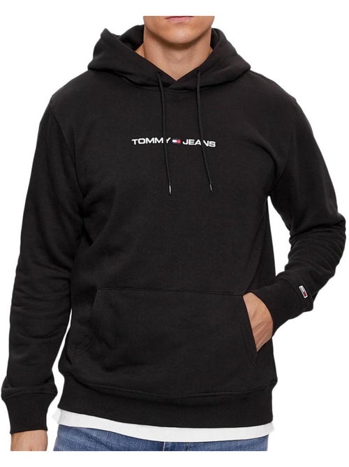 Tommy Hilfiger Linear Hoodie Zwart voor Heren - Kiabi Tommy Hilfiger Linear Hoodie Zwart voor Heren - Kiabi