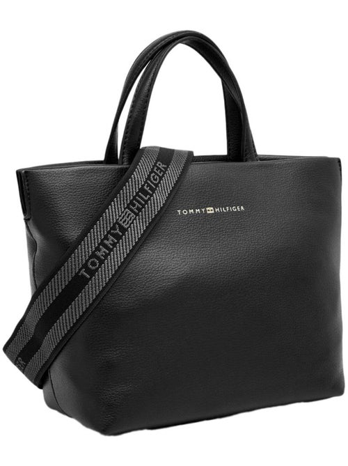 Tommy Hilfiger Logotapes Zwarte Dames Schoudertas - Kiabi Tommy Hilfiger Logotapes Zwarte Dames Schoudertas - Kiabi