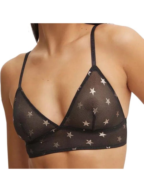 Tommy Hilfiger Longline Bralette Zwart voor Dames - Kiabi Tommy Hilfiger Longline Bralette Zwart voor Dames - Kiabi