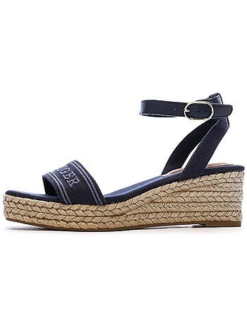 Tommy hilfiger marine espadrille sandalen voor dames