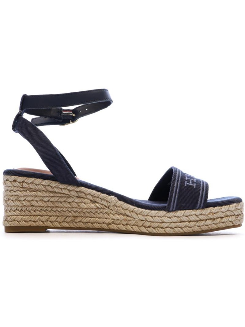 Tommy Hilfiger Marine Espadrille Sandalen voor Dames Marineblauw - Kiabi