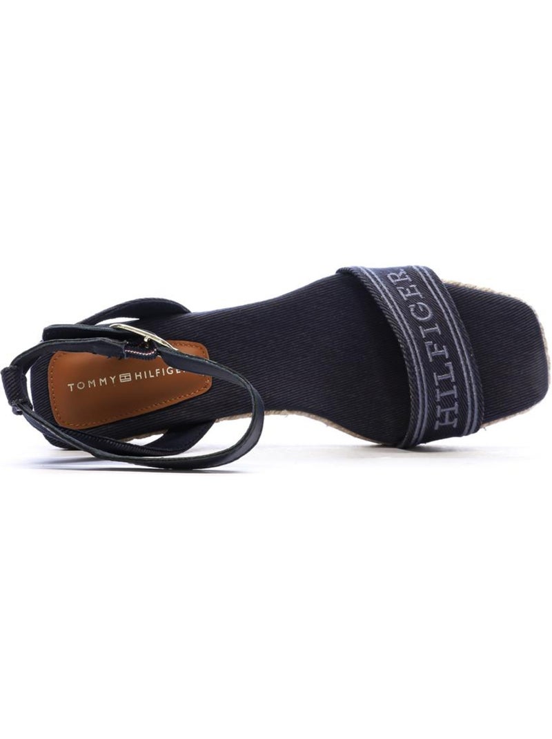 Tommy Hilfiger Marine Espadrille Sandalen voor Dames Marineblauw - Kiabi
