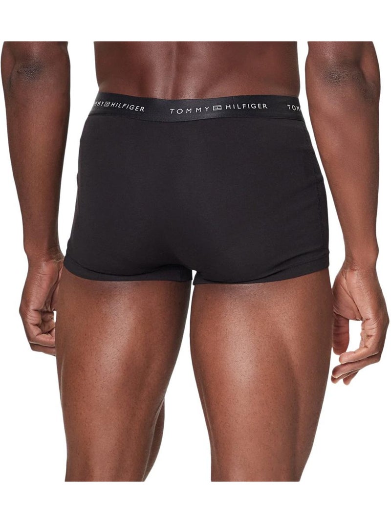 Tommy Hilfiger Metallic Boxershorts Heren - Zwart/Grijs - 3-pack Zwart - Kiabi