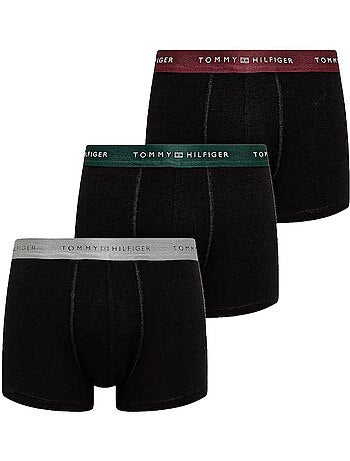 Tommy Hilfiger Metallic Boxershorts Heren - Zwart/Grijs - 3-pack