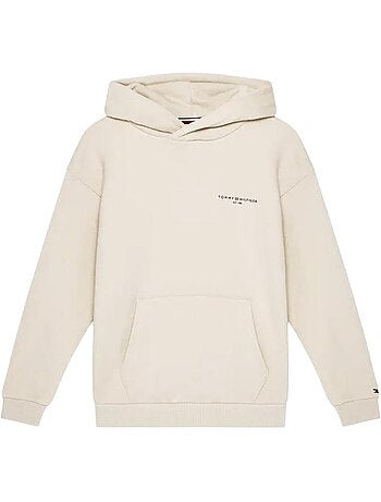 Tommy hilfiger mini corp hoodie beige jongens sweatshirt
