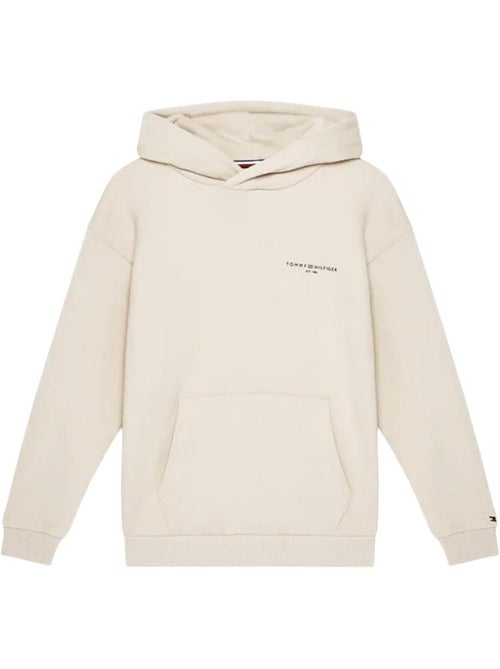 Tommy Hilfiger Mini Corp Hoodie Jongens Ecru - Kiabi Tommy Hilfiger Mini Corp Hoodie Jongens Ecru - Kiabi