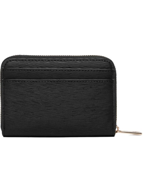 Tommy hilfiger moderne compacte zwarte portemonnee met rits - Kiabi