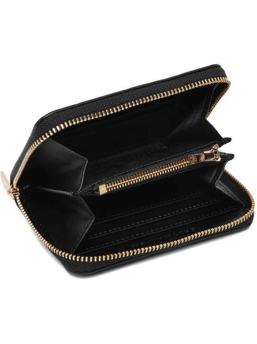 Tommy hilfiger moderne compacte zwarte portemonnee met rits - Kiabi