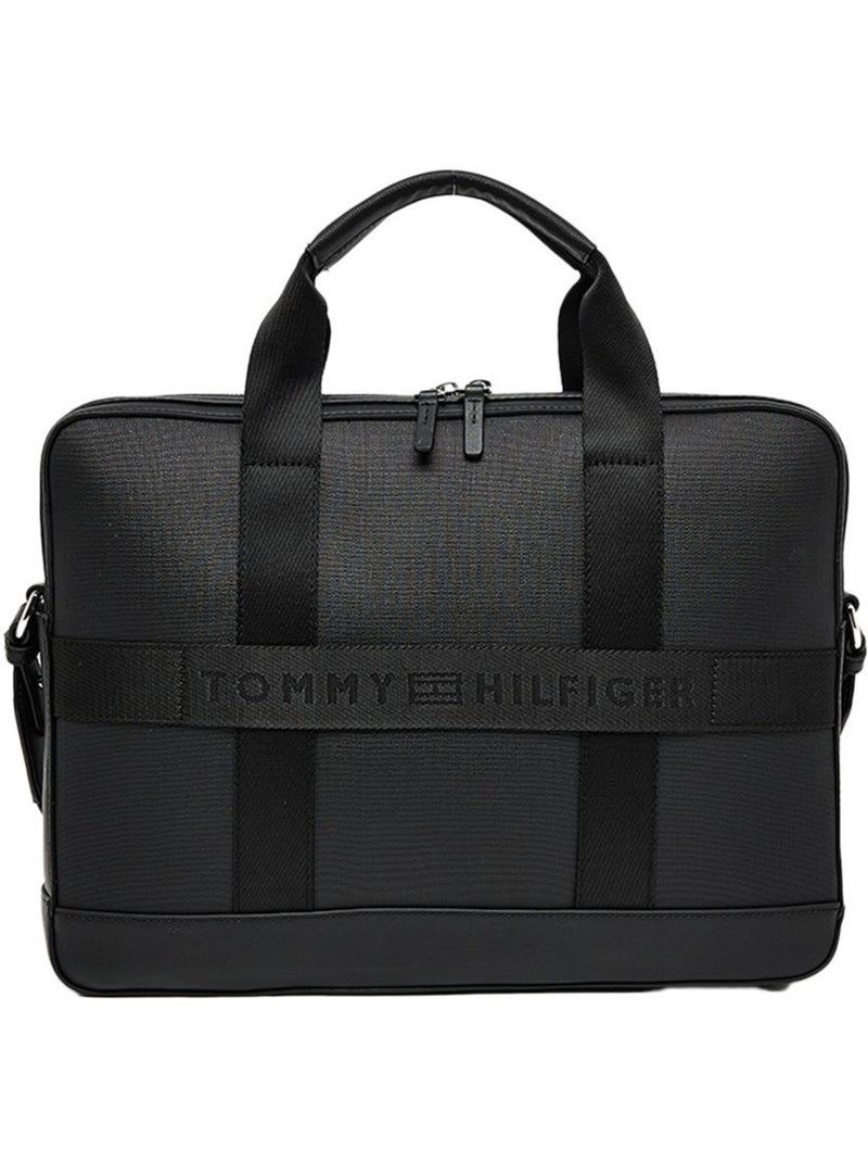 Tommy Hilfiger Moderne Zwarte Heren Schoudertas Zwart - Kiabi