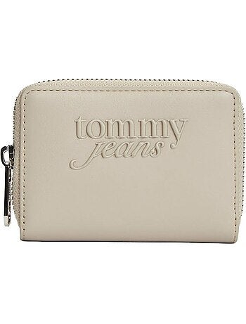 Tommy hilfiger must small beige dames portemonnee