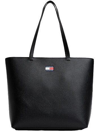Tommy hilfiger must tote zwarte dames schoudertas