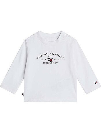 Tommy hilfiger nautical t-shirt wit voor jongens