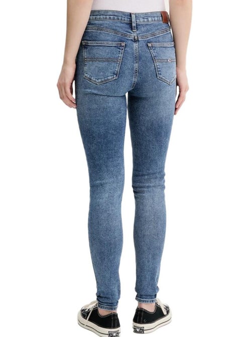 Tommy Hilfiger Nora Skinny Jeans Dames Blauw - Kiabi Tommy Hilfiger Nora Skinny Jeans Dames Blauw - Kiabi