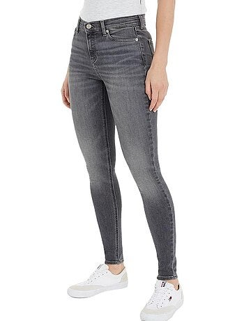 Tommy hilfiger nora slim fit dames jeans grijs