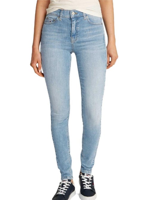 Tommy Hilfiger Nora Slim Fit Jeans voor Dames - Blauw - Kiabi Tommy Hilfiger Nora Slim Fit Jeans voor Dames - Blauw - Kiabi