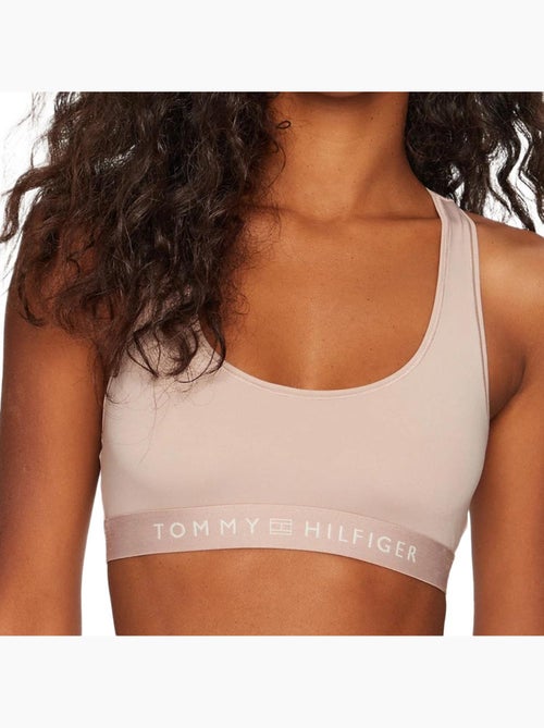 Tommy Hilfiger Ongevoerde Bralette voor Dames - Roze - Kiabi Tommy Hilfiger Ongevoerde Bralette voor Dames - Roze - Kiabi