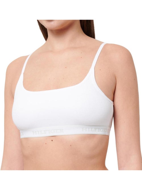 Tommy Hilfiger Ongevoerde Witte Bralette voor Dames - Kiabi