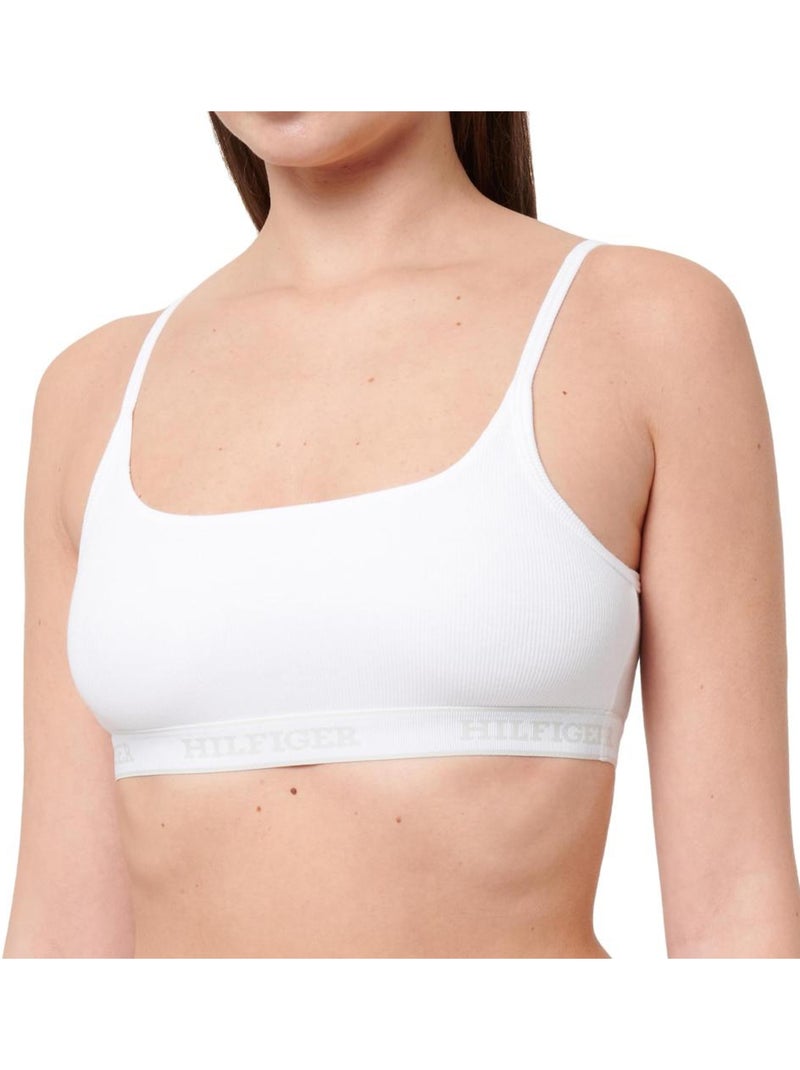 Tommy Hilfiger Ongevoerde Witte Bralette voor Dames Wit - Kiabi