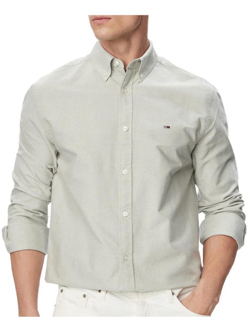Tommy Hilfiger Oxford Overhemd Groen voor Heren - Kiabi Tommy Hilfiger Oxford Overhemd Groen voor Heren - Kiabi